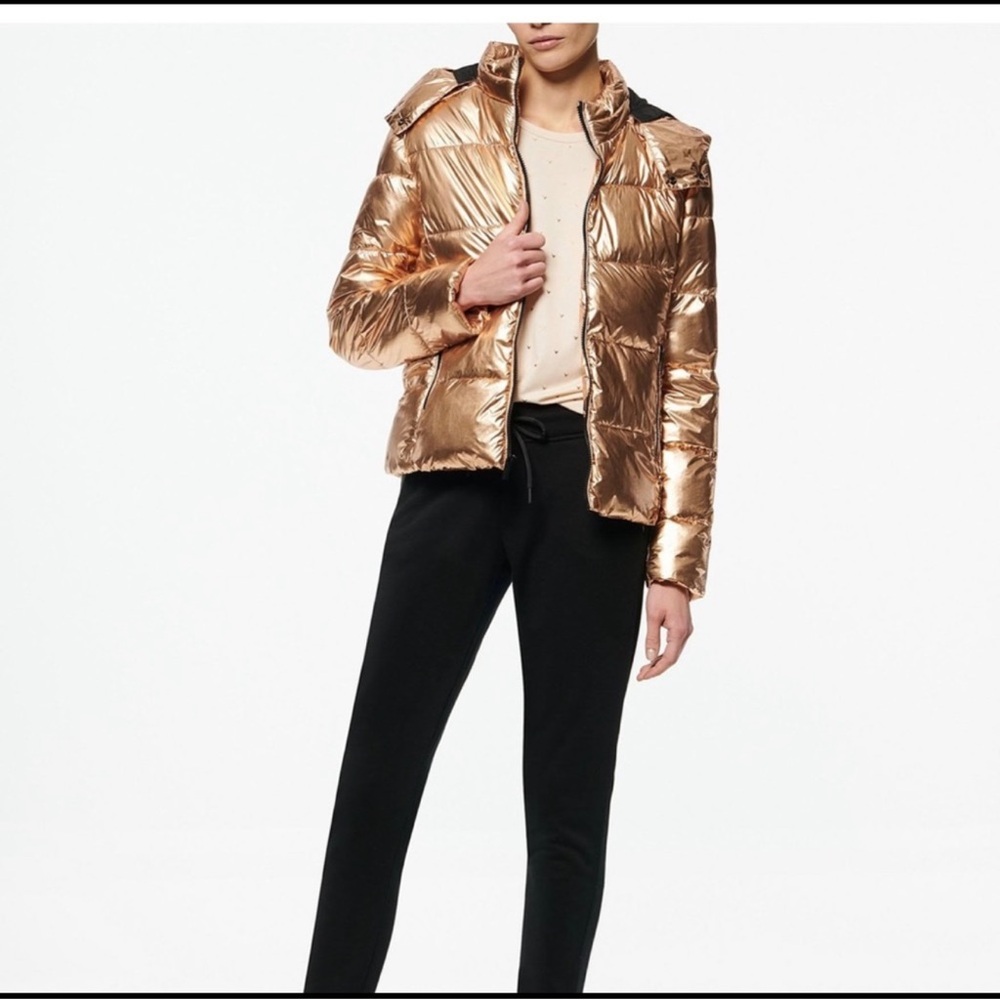 Marc New York Performance Metallic Puffer Jacket, size medium